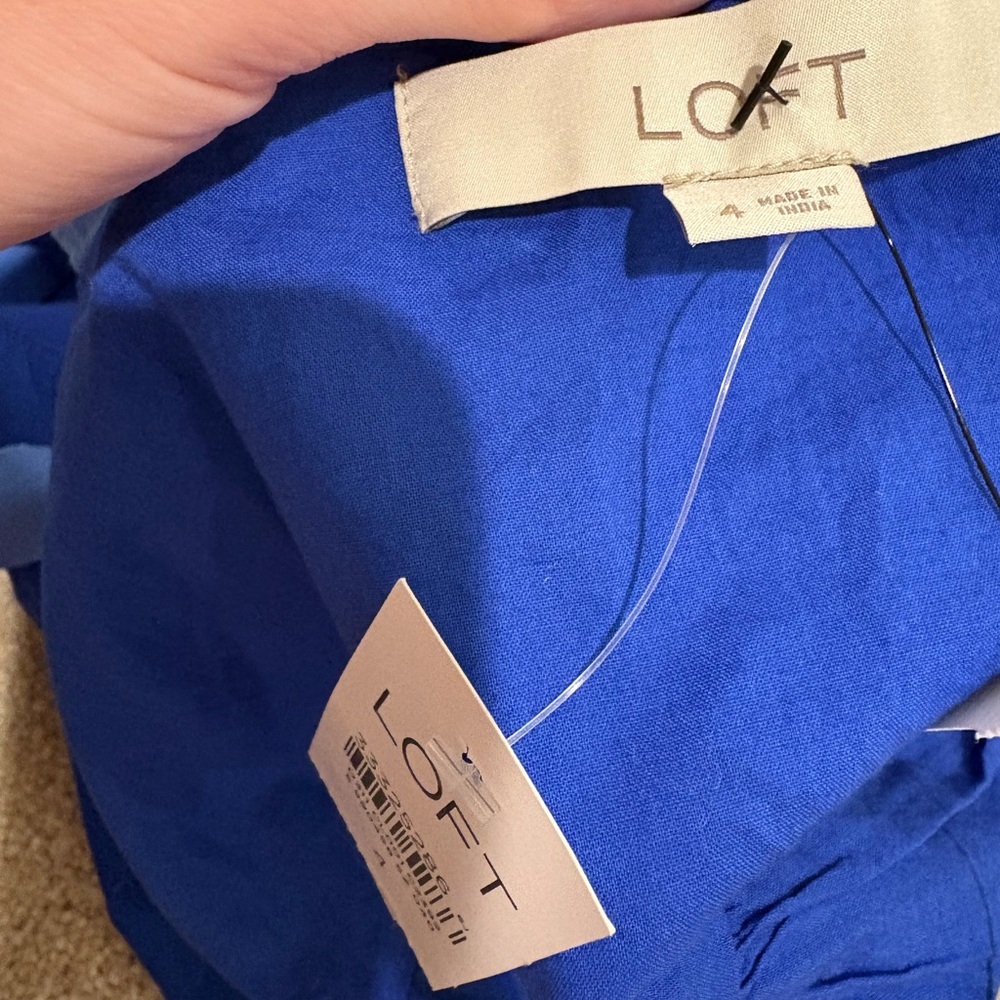 NWT Colorblock Blue Tank - Picture 2 of 4